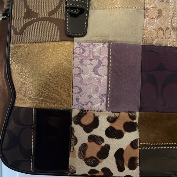 Coach Holiday Patchwork Tote - Picture 8 of 8